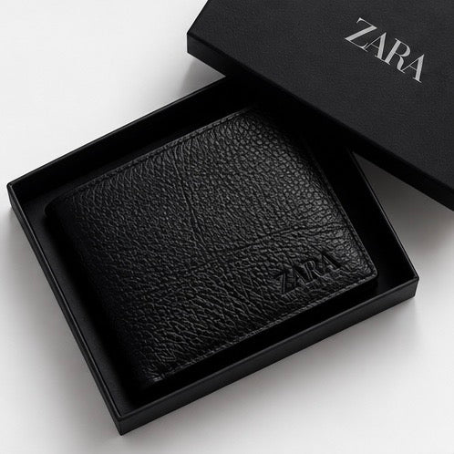 محفظة Zara جلد أسود