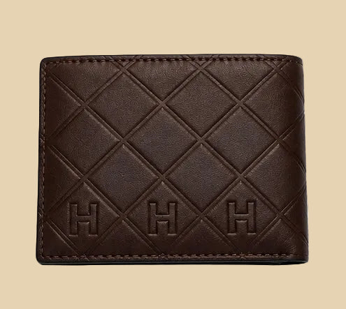 محفظة Hermès Paris جلد طبيعي
