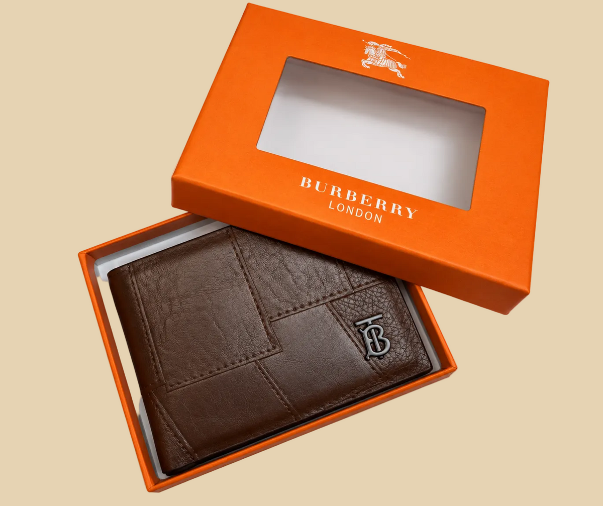 محفظة Burberry جلد طبيعي