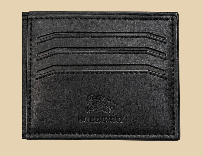 محفظة Burberry جلد طبيعي