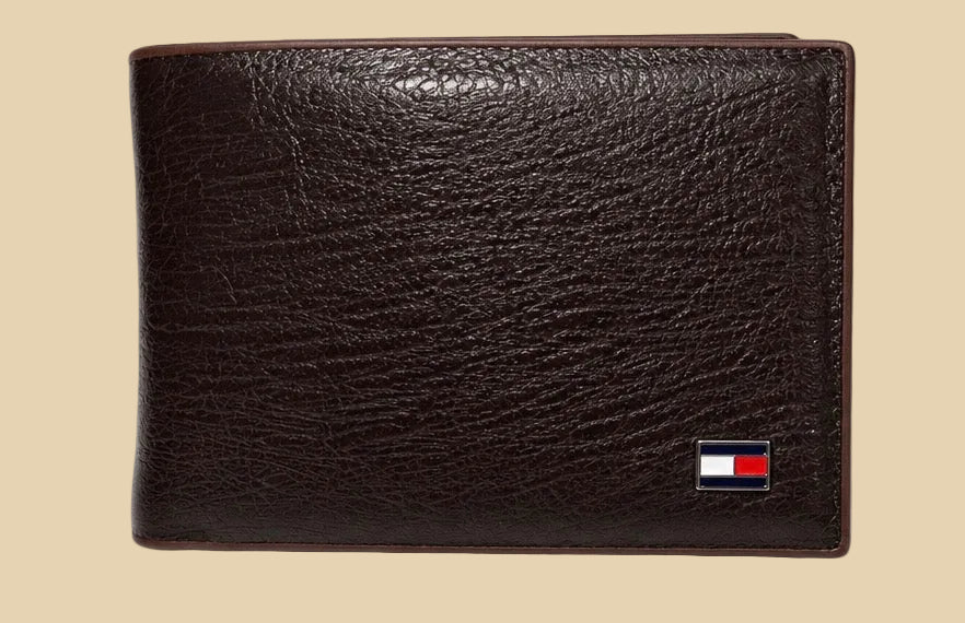 محفظة Tommy Hilfiger جلد طبيعي