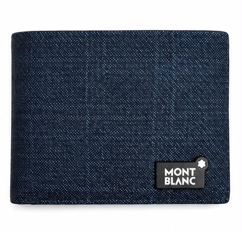 محفظة Mont Blanc ازرق