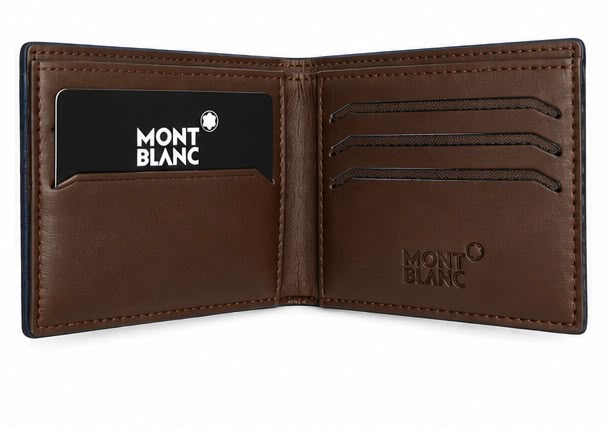 محفظة Mont Blanc ازرق